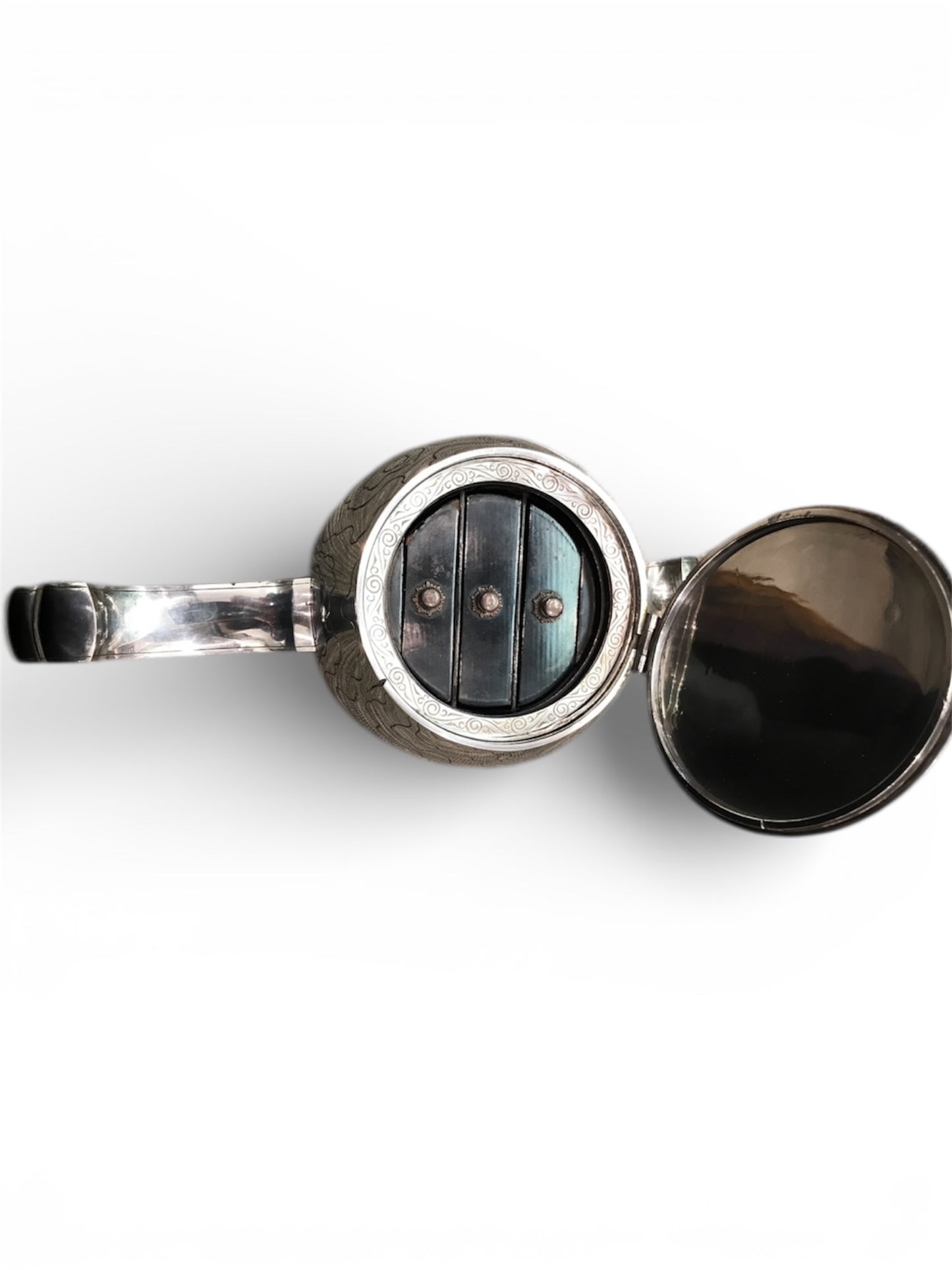 A Japanese Silver Box and Cover Modelled as Daikoku’s Mallet (Uchide no Kozuchi), Meiji period (1868–1912)