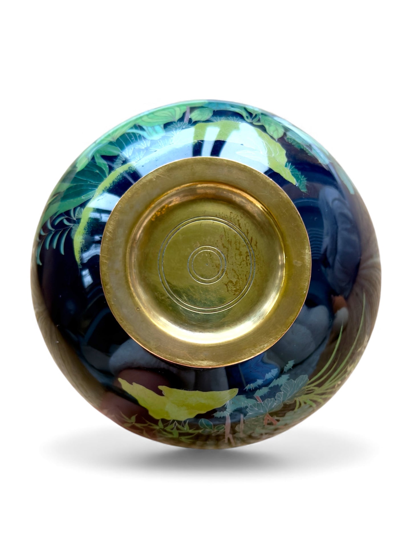 A Fine Japanese Cloisonné Enamel Double-Gourd Vase, Meiji Period
