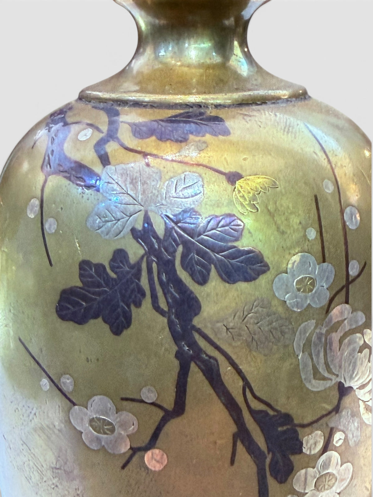 A FINE PAIR OF JAPANESE MIXED-METAL INLAID SENTOKU BRONZE VASES, SIGNED KYOTO KURODA ZŌ, MEIJI PERIOD
