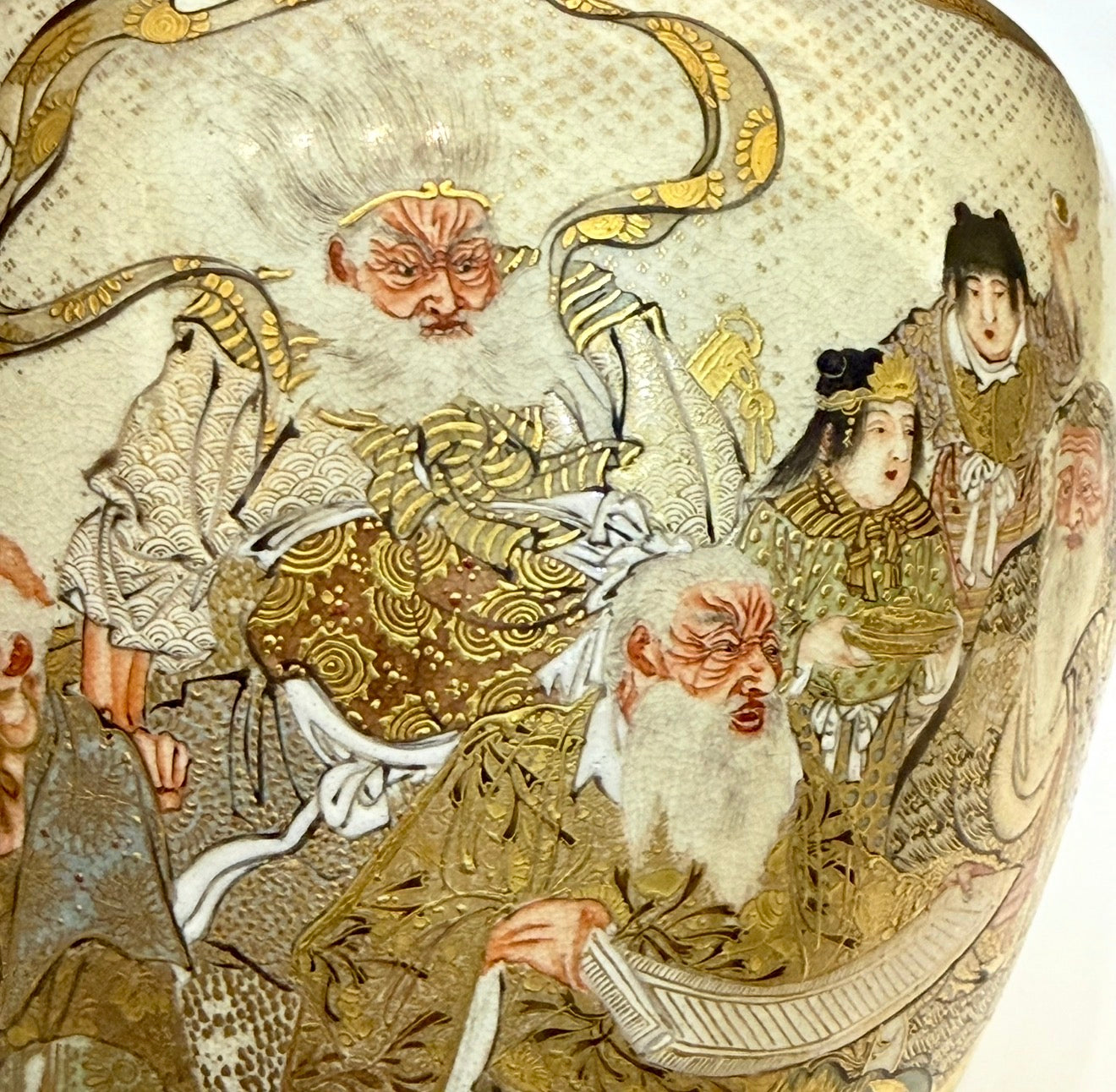 A Fine Japanese Satsuma Vase by Horikoshi Seiji-Meiji period