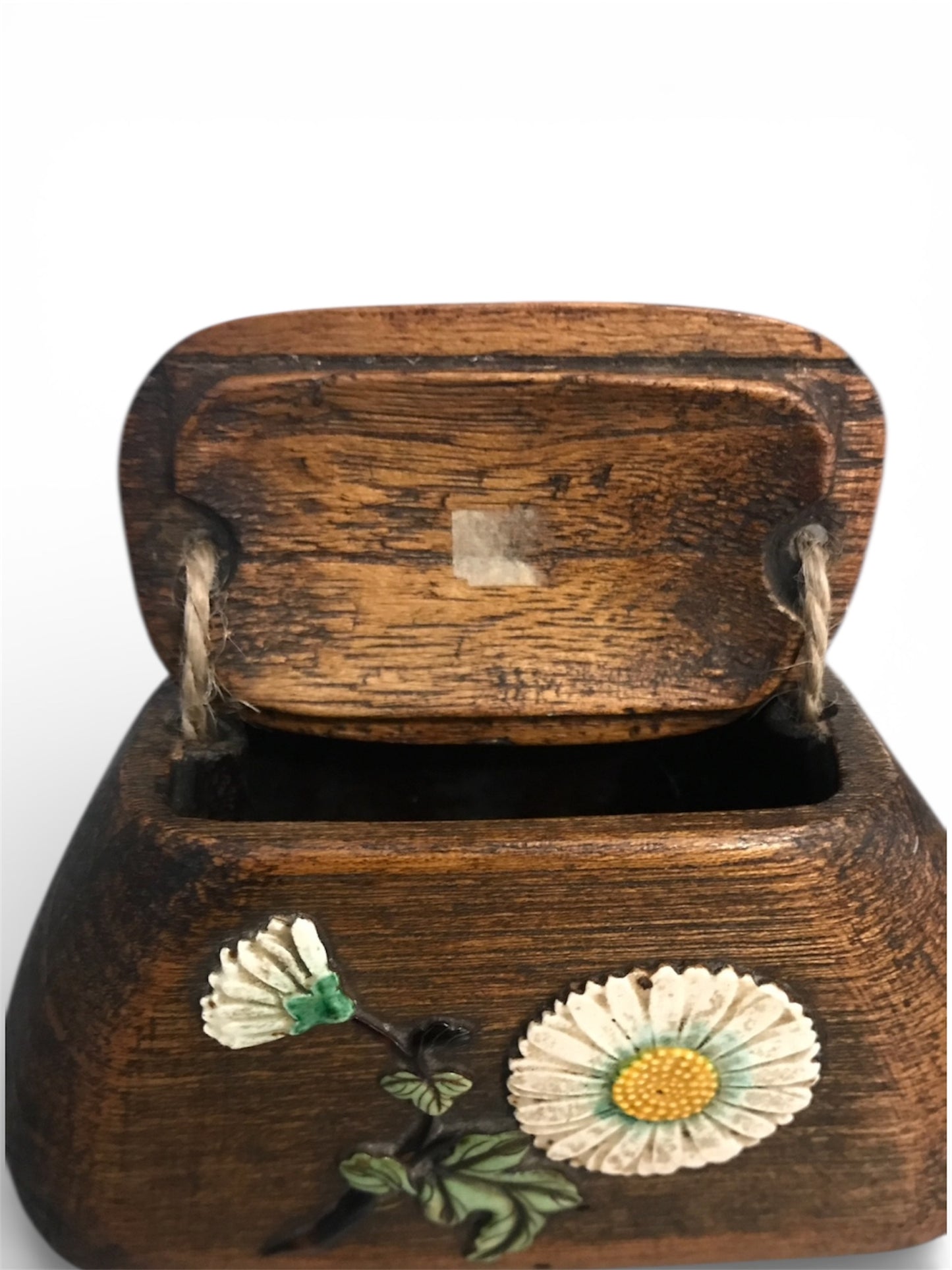 A Japanese Wood Tonkotsu (Tobacco Box) with Haritsu-Style Inlay and Tsuishu Lacquer Ojime
Meiji period
