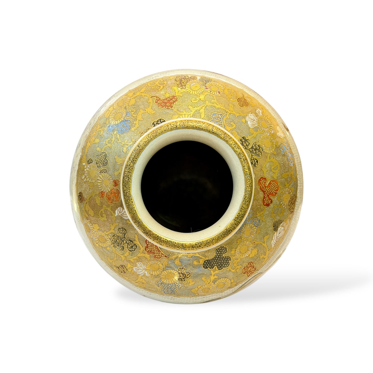 A Fine Japanese Satsuma Vase by Horikoshi Seiji-Meiji period