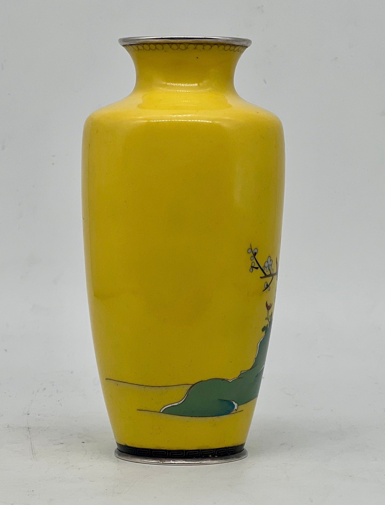 A Fine Japanese Cloisonné Enamel Vase. Taisho period