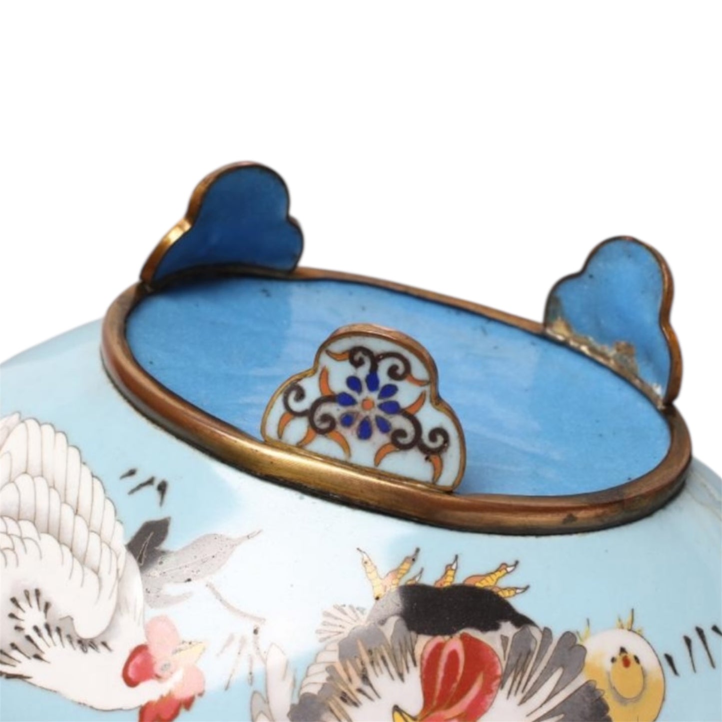 A Japanese Cloisonné Enamel Koro, Meiji period, in the manner of Namikawa Sōsuke