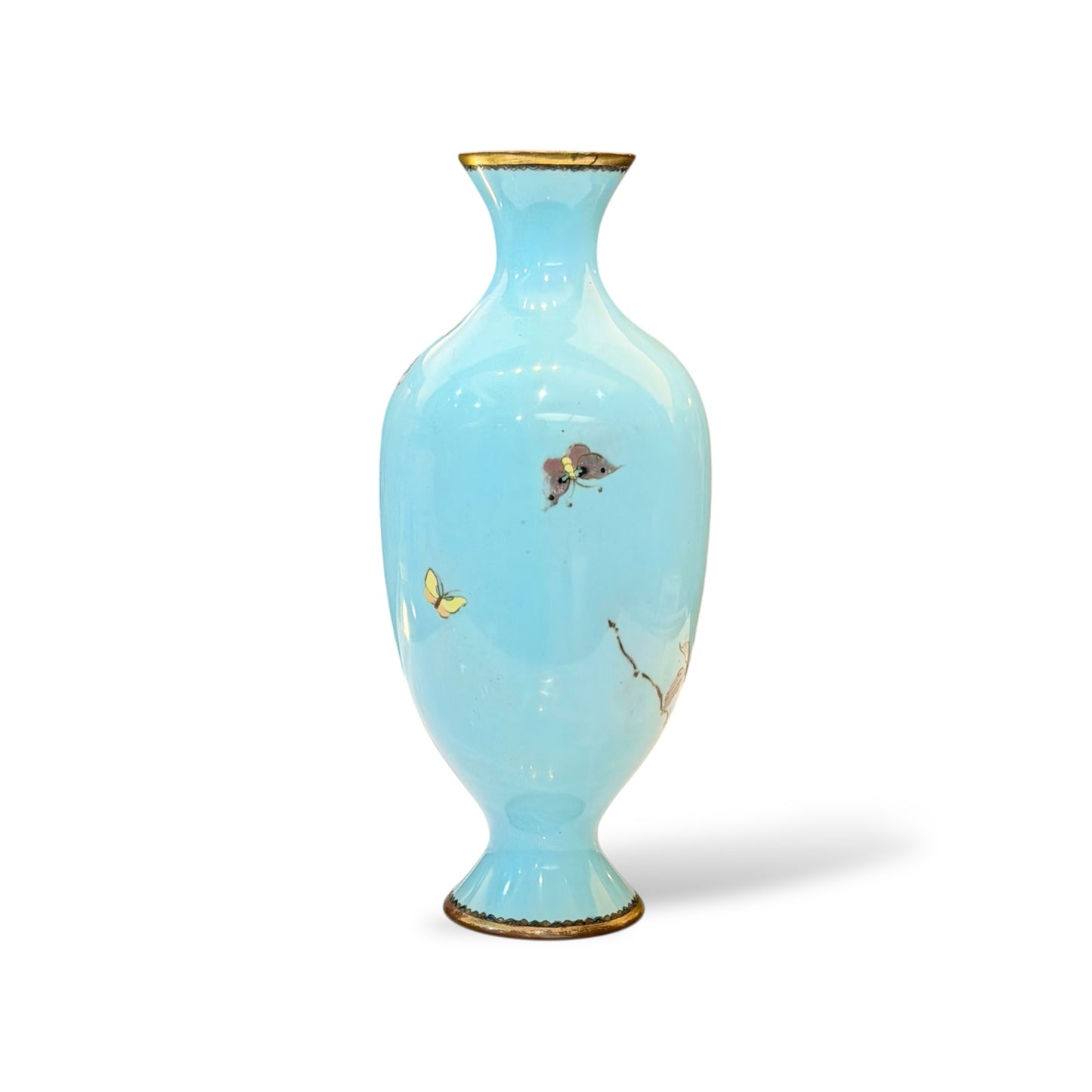 A Japanese Cloisonné Enamel Vase in the Manner of Namikawa Sōsuke, Meiji Period