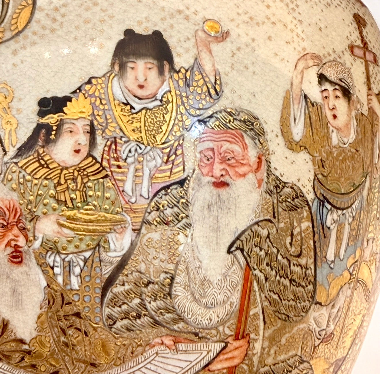 A Fine Japanese Satsuma Vase by Horikoshi Seiji-Meiji period