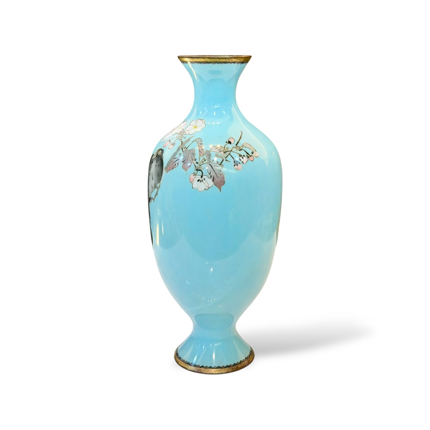 A Japanese Cloisonné Enamel Vase in the Manner of Namikawa Sōsuke, Meiji Period