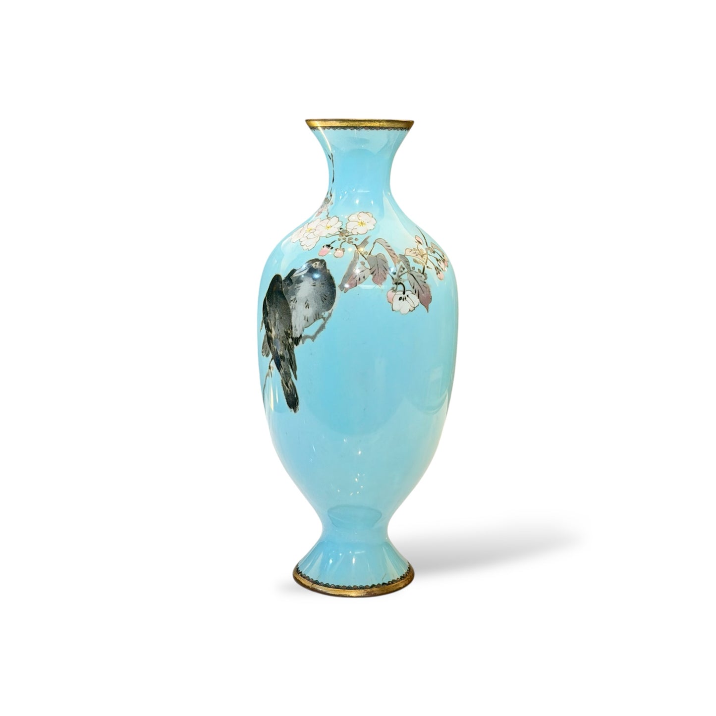 A Japanese Cloisonné Enamel Vase in the Manner of Namikawa Sōsuke, Meiji Period