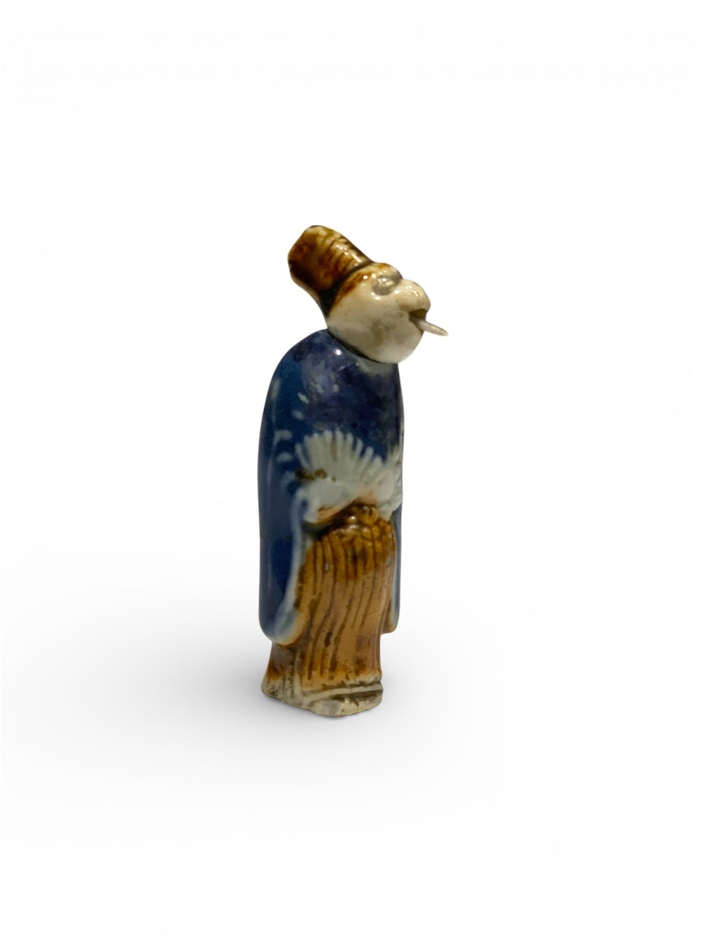 Fine Japanese Hirado Porcelain Monkey Nodder Netsuke
Meiji period