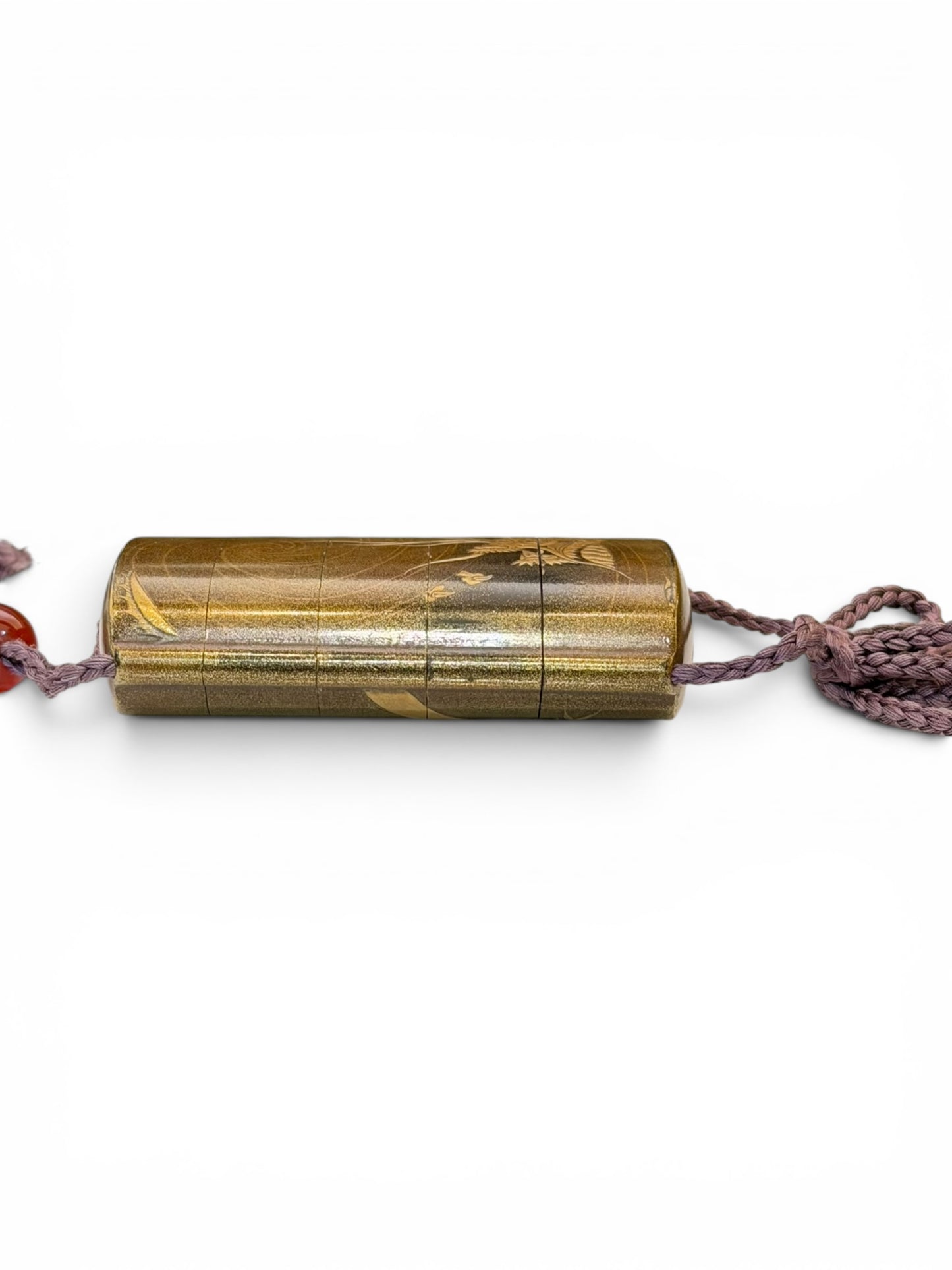 A Fine Japanese Gold Lacquer Five-Case Inrō with Tiger and Dragon.Meiji period