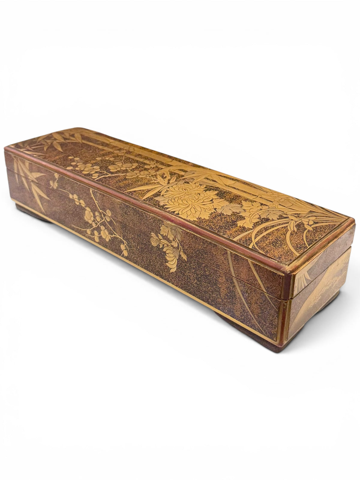 A Fine Japanese Lacquer Fubako (Letter Box) Meiji Period (1868–1912)