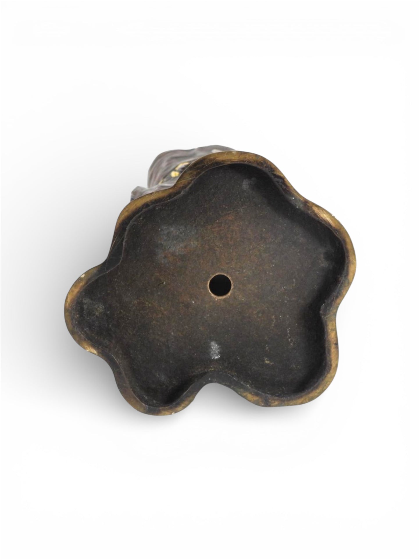 A Japanese Mixed-Metal Bronze Brush Pot
Meiji period