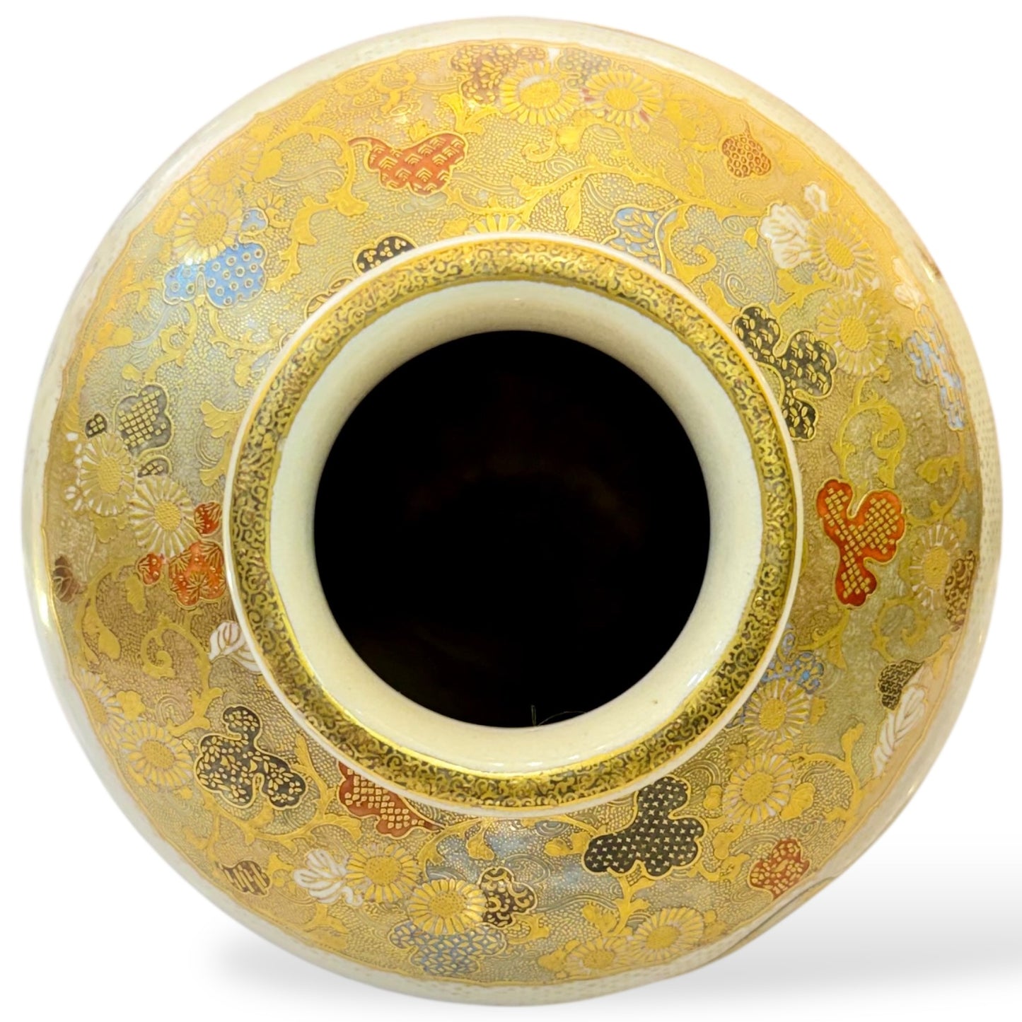 A Fine Japanese Satsuma Vase by Horikoshi Seiji-Meiji period