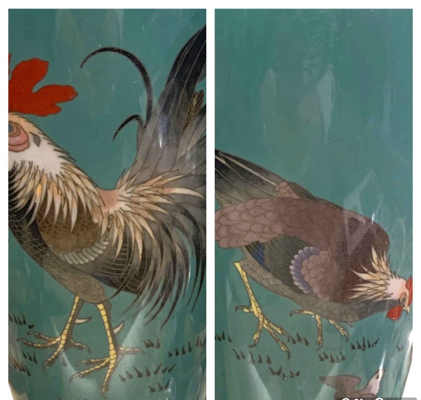 A Fine Pair of Japanese Cloisonné Enamel Vases
By Ando Jubei, Meiji period