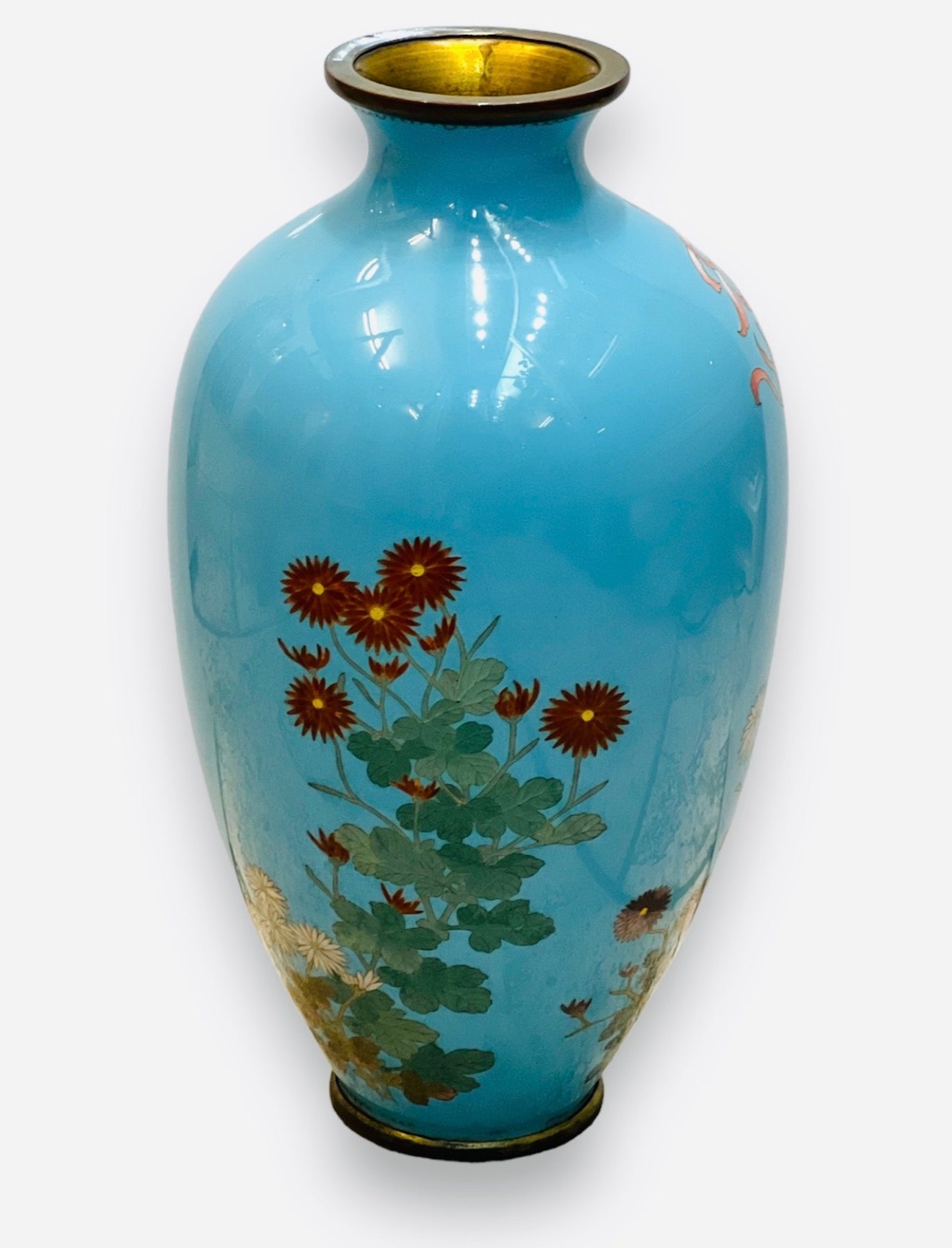 A Fine Japanese Cloisonné Enamel Vase By Gonda Hirosuke