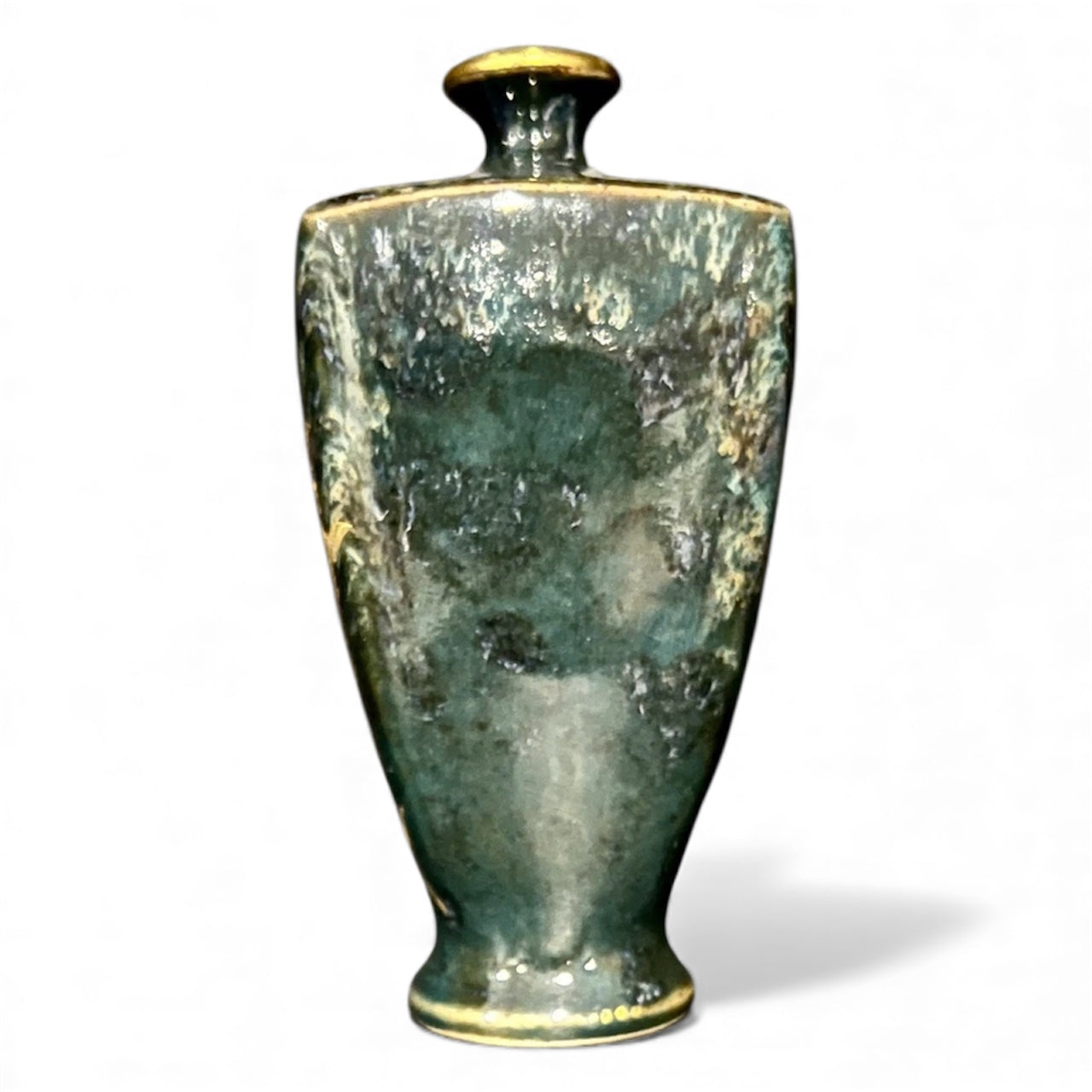 A Fine Satsuma Square-Shouldered Vase with Cranes By Kinkōzan, Meiji era